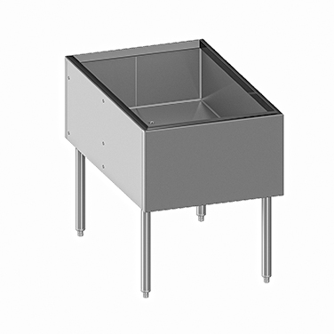 Glastender, C-IB-38X24-CP10, Underbar Ice Bin/Cocktail Station, Pass-Thru
