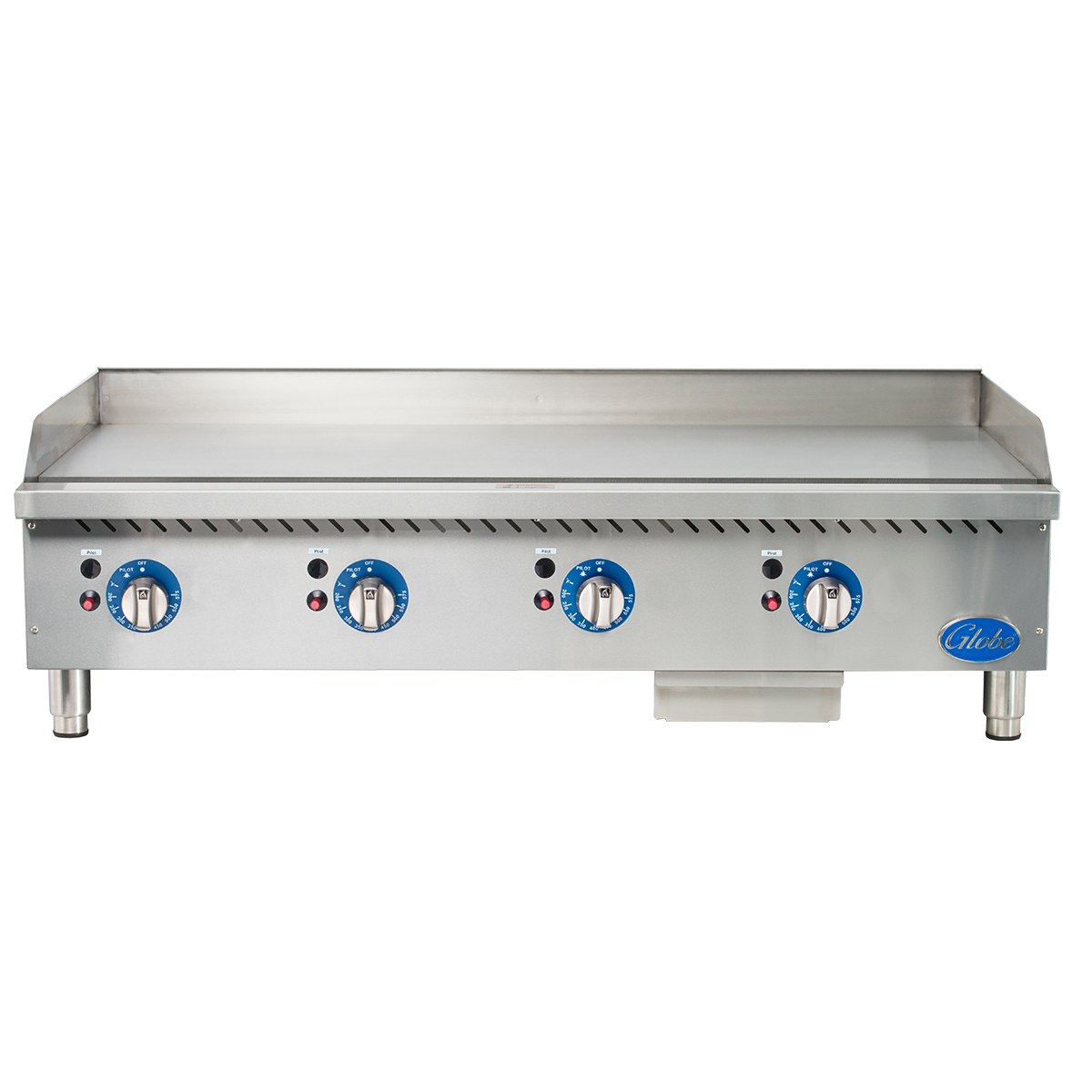 Globe, GG48TG, Griddle, Gas, Countertop, Heavy-Duty, 48.0 Inch