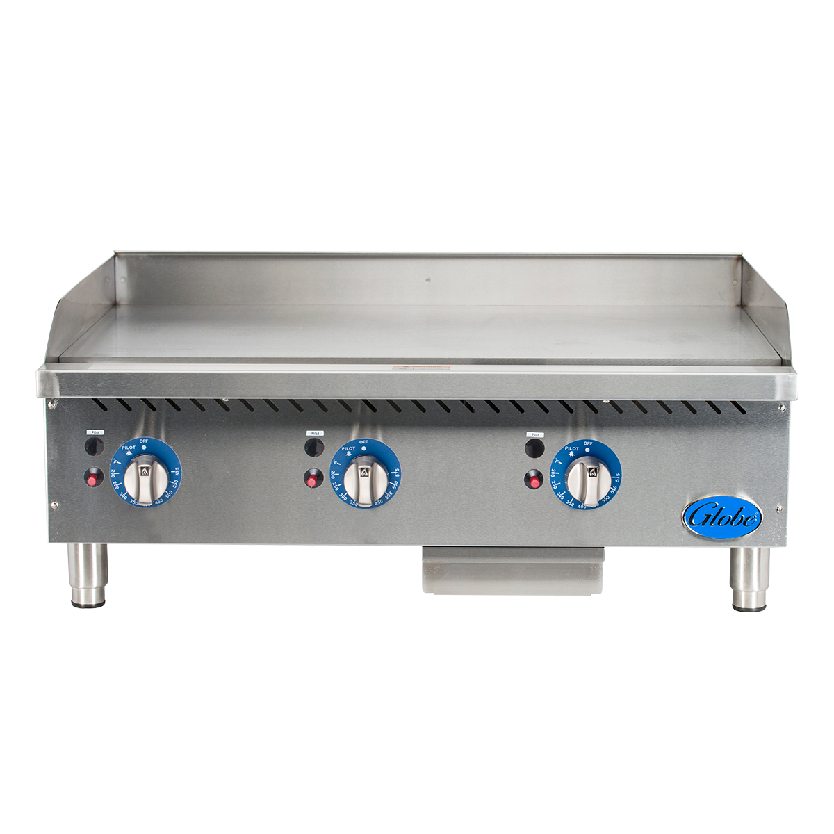 Globe, GG36TG, Griddle, Gas, Countertop, Heavy-Duty, 36.0 Inch