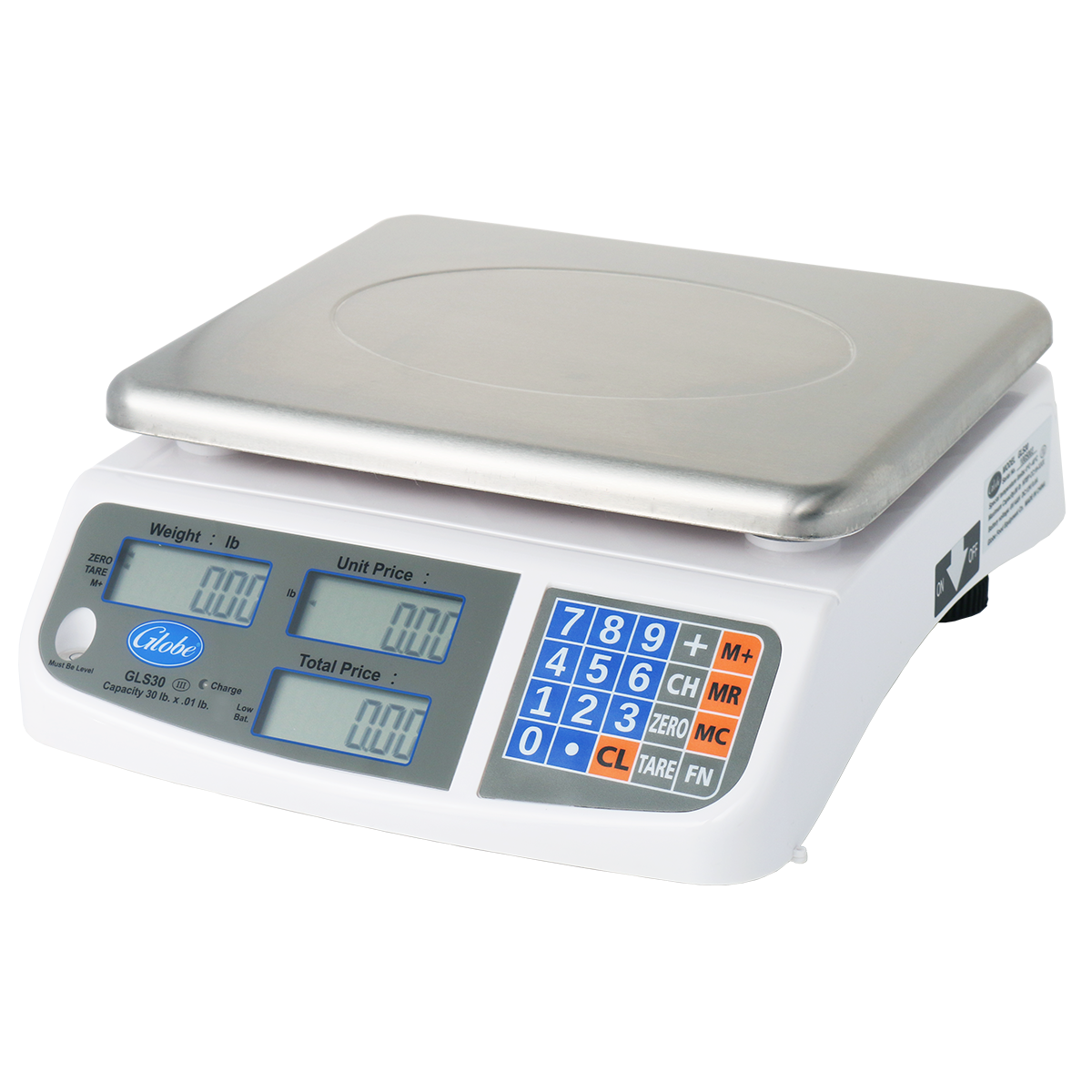 Globe, GLS30, Scale, Price Computing, Electric, LCD Display