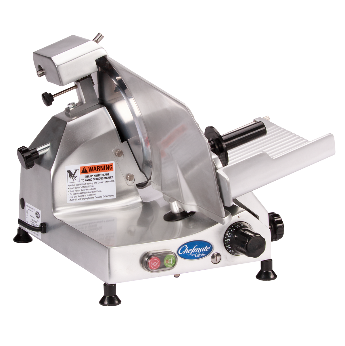 Globe, C10, Food Slicer, Electric, Anodized Aluminum