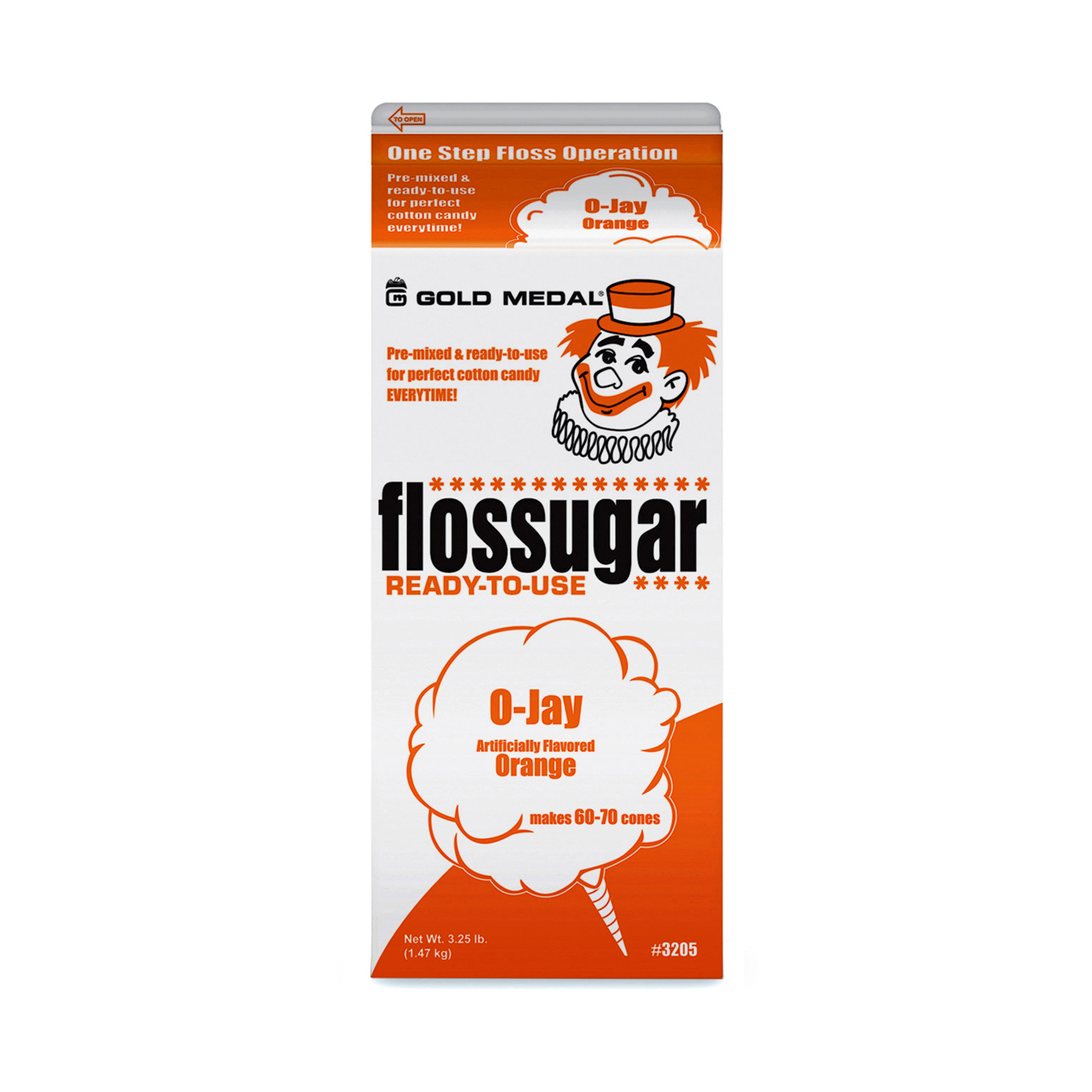 Gold Medal, 3205, Floss Sugar