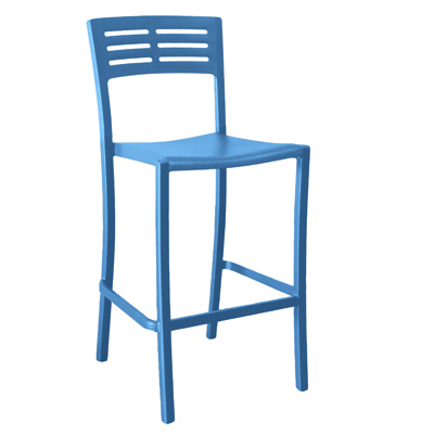 Grosfillex, UT739680, Bar Stool, Stacking, Outdoor