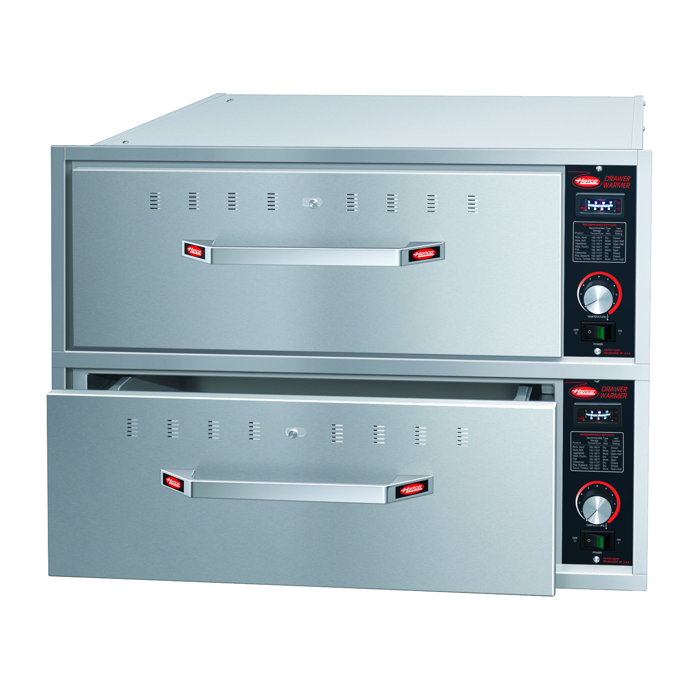 Hatco, HDW-2B, Drawer Warmers