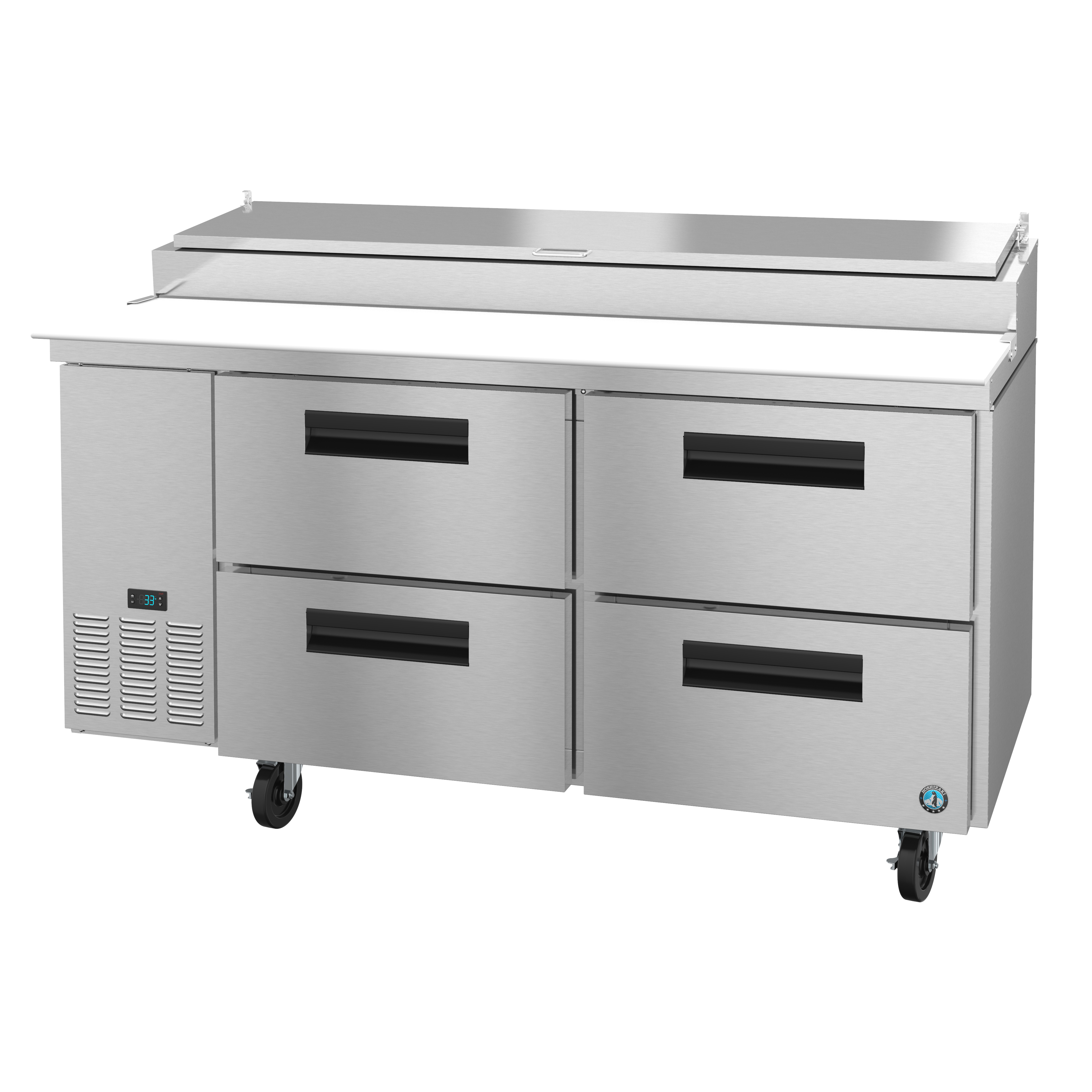 Hoshizaki, PR67A-D4, Refrigerated Counter, Pizza Prep Table