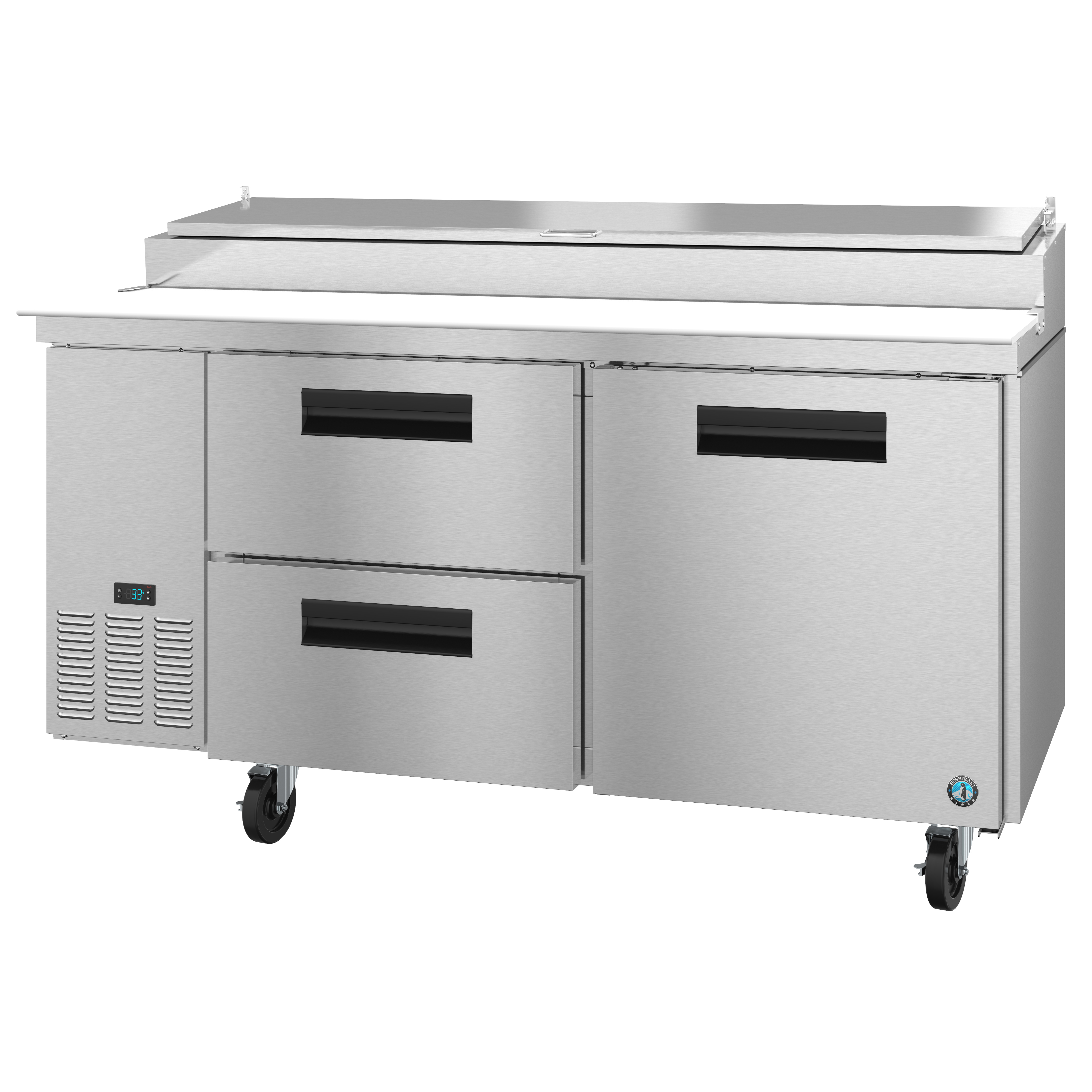 Hoshizaki, PR67A-D2, Refrigerated Counter, Pizza Prep Table