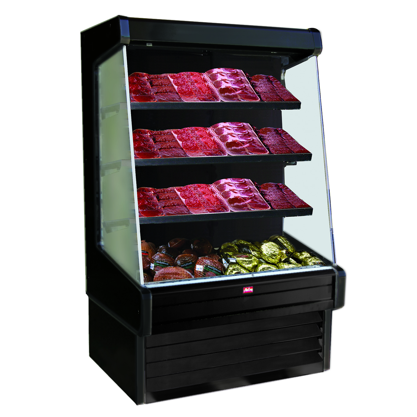 Howard-McCray, R-OM30E-10-B-LED, Merchandiser, Open Refrigerated Display