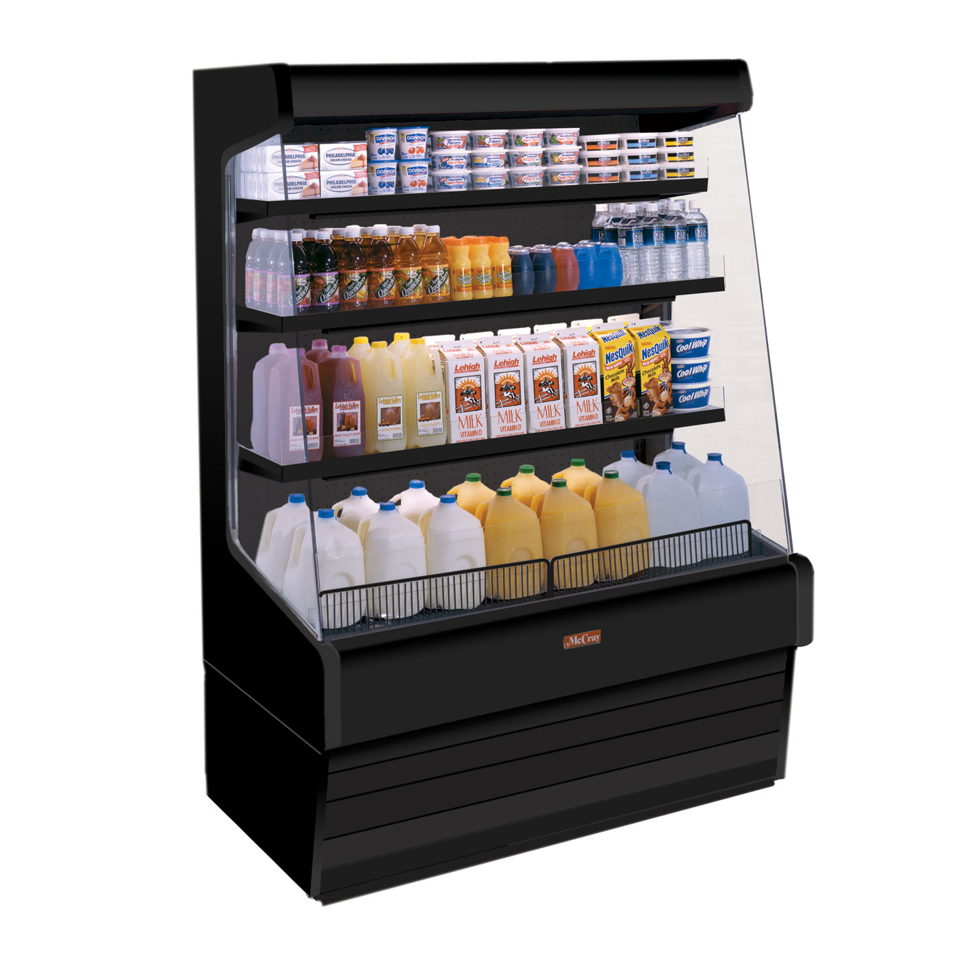 Howard-McCray, R-OD30E-12-B-LED, Merchandiser, Open Refrigerated Display