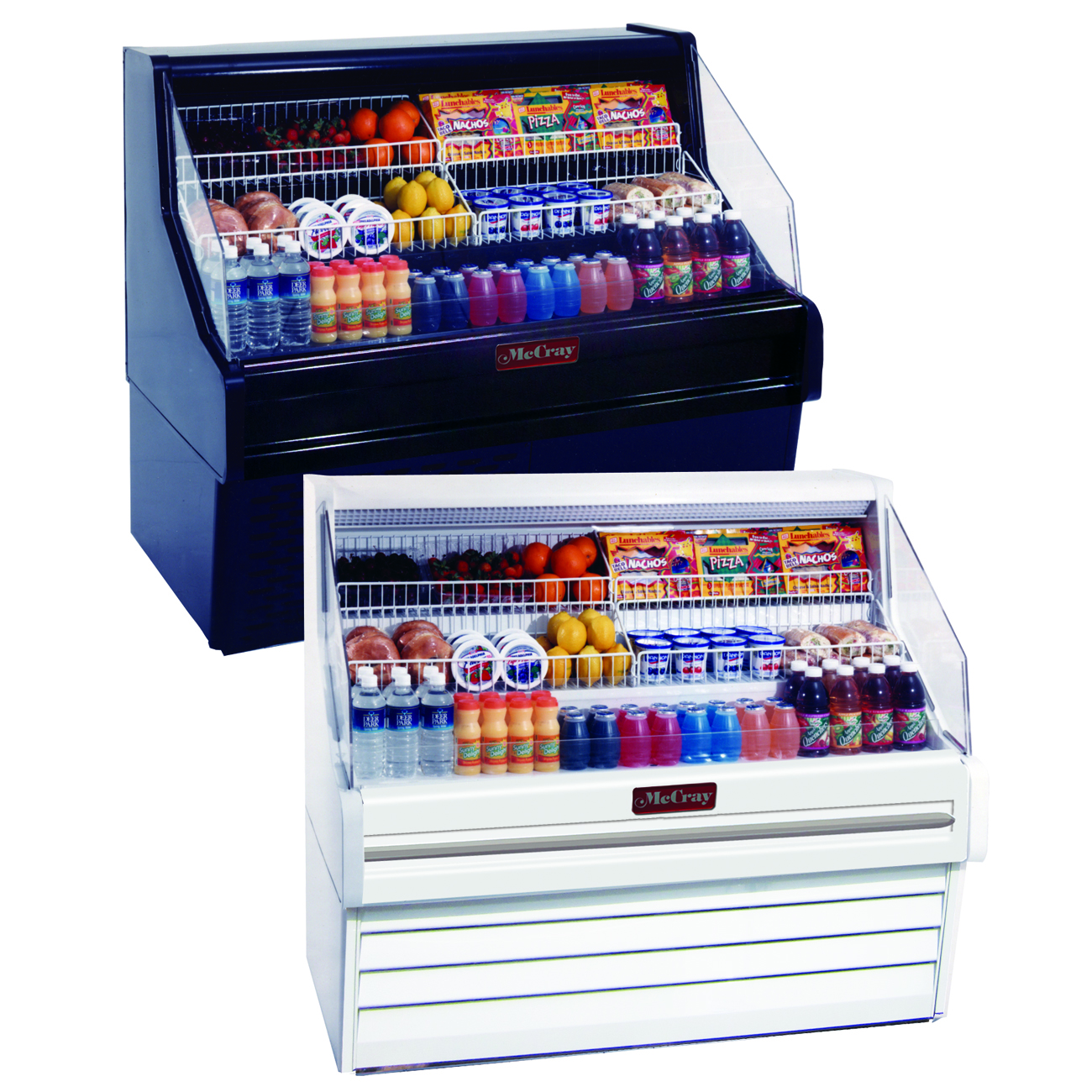 Howard-McCray, R-OS30E-3-B-LED, Merchandiser, Open Refrigerated Display