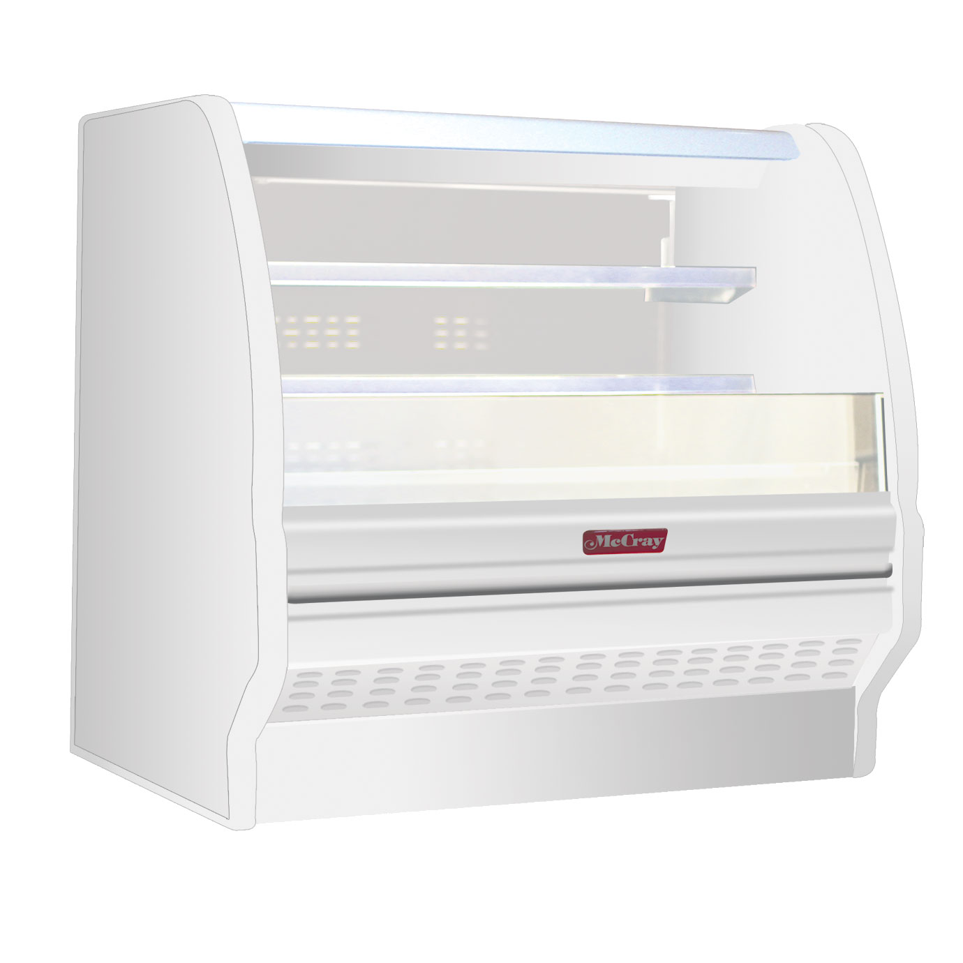 Howard-McCray, SC-OD40E-6L-LED, Merchandiser, Open Refrigerated Display