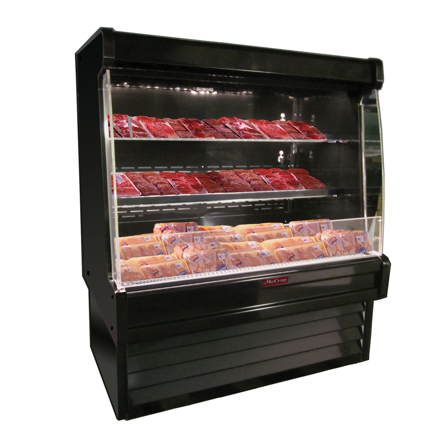 Howard-McCray, SC-OM35E-6L-B-LED, Merchandiser, Open Refrigerated Display
