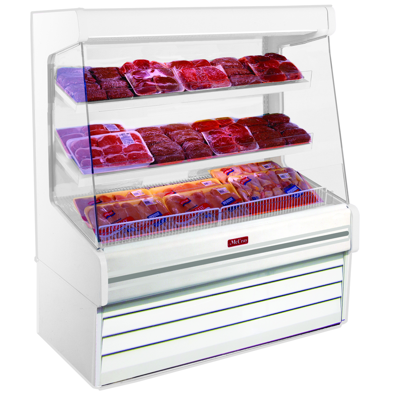 Howard-McCray, R-OM30E-3-LED, Merchandiser, Open Refrigerated Display