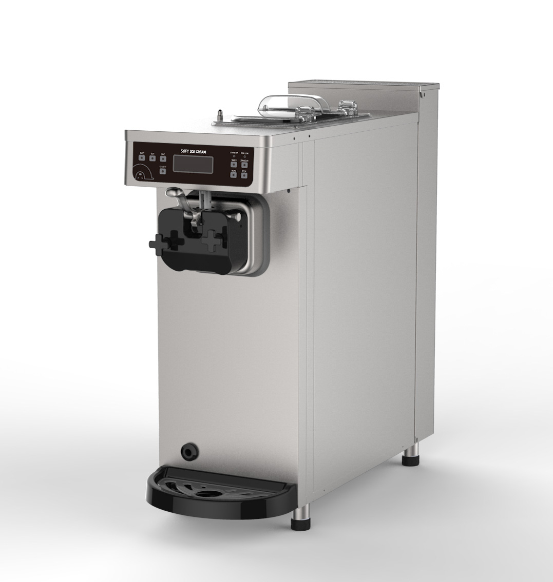 Icetro, ISI-161TI, Mini Countertop Soft Serve Ice Cream Machine