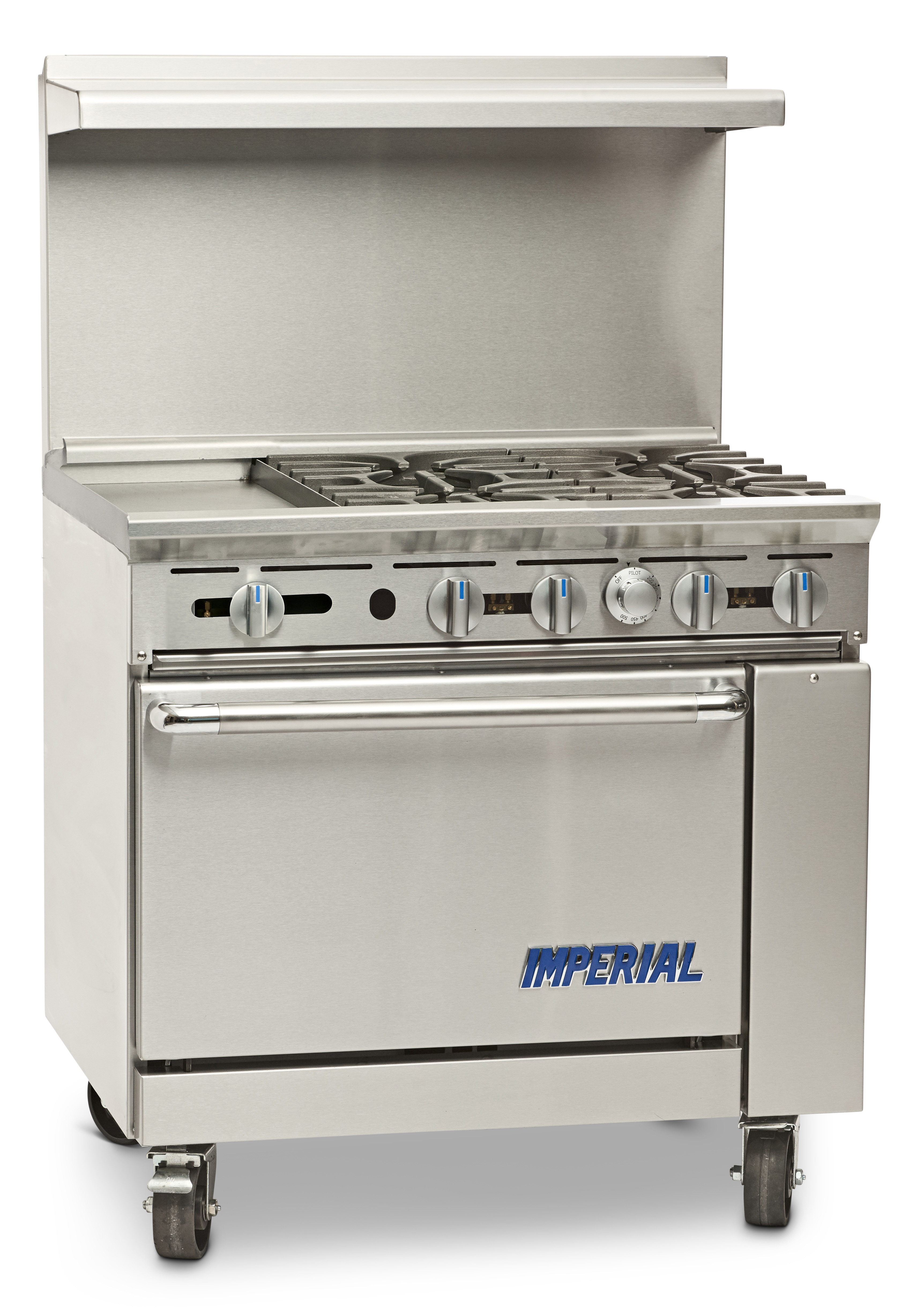 Imperial Range, IR-4-G12_LP, Range, 36" Restaurant, Gas