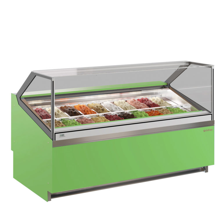 Infrico, IDC-VAR18HFG, Gelato Display Case