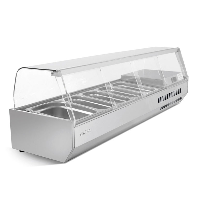 Infrico, ICT-VIP1740B1/3GLASSTOP, Pizza Ingredient Display Case