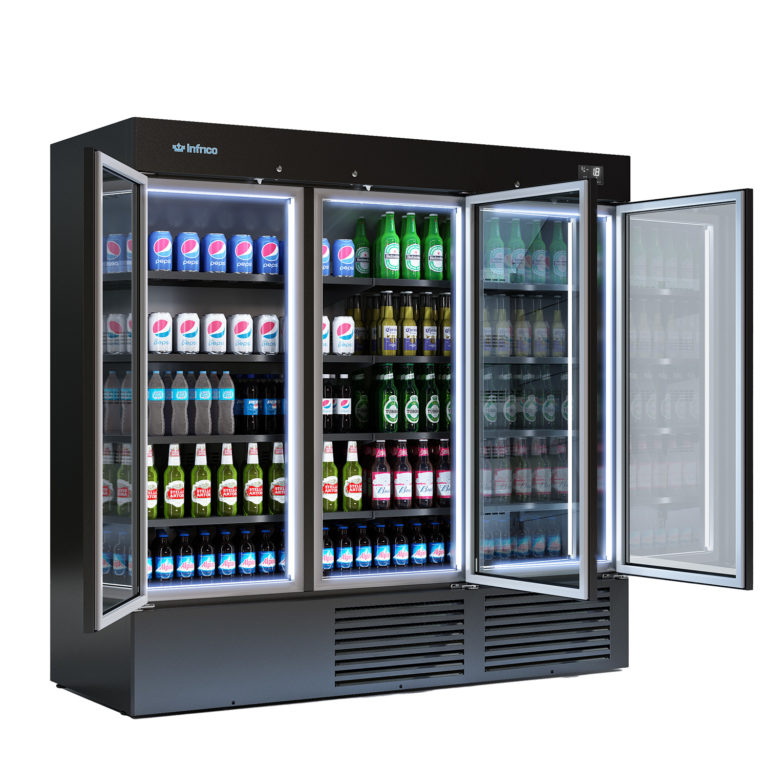 Infrico, IMD-ERC200PHBT, Hinged Door Merchandiser