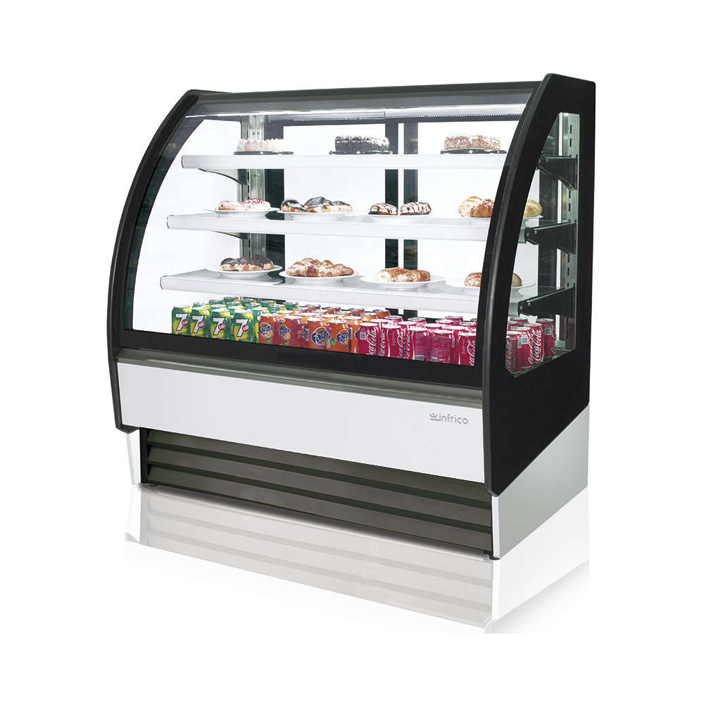 Infrico, IDC-VBR12R, Pastry Display Case