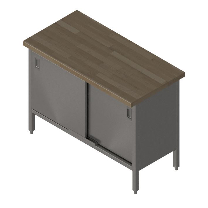 John Boos, EBSW7-2472, Work Table, Wood Top
