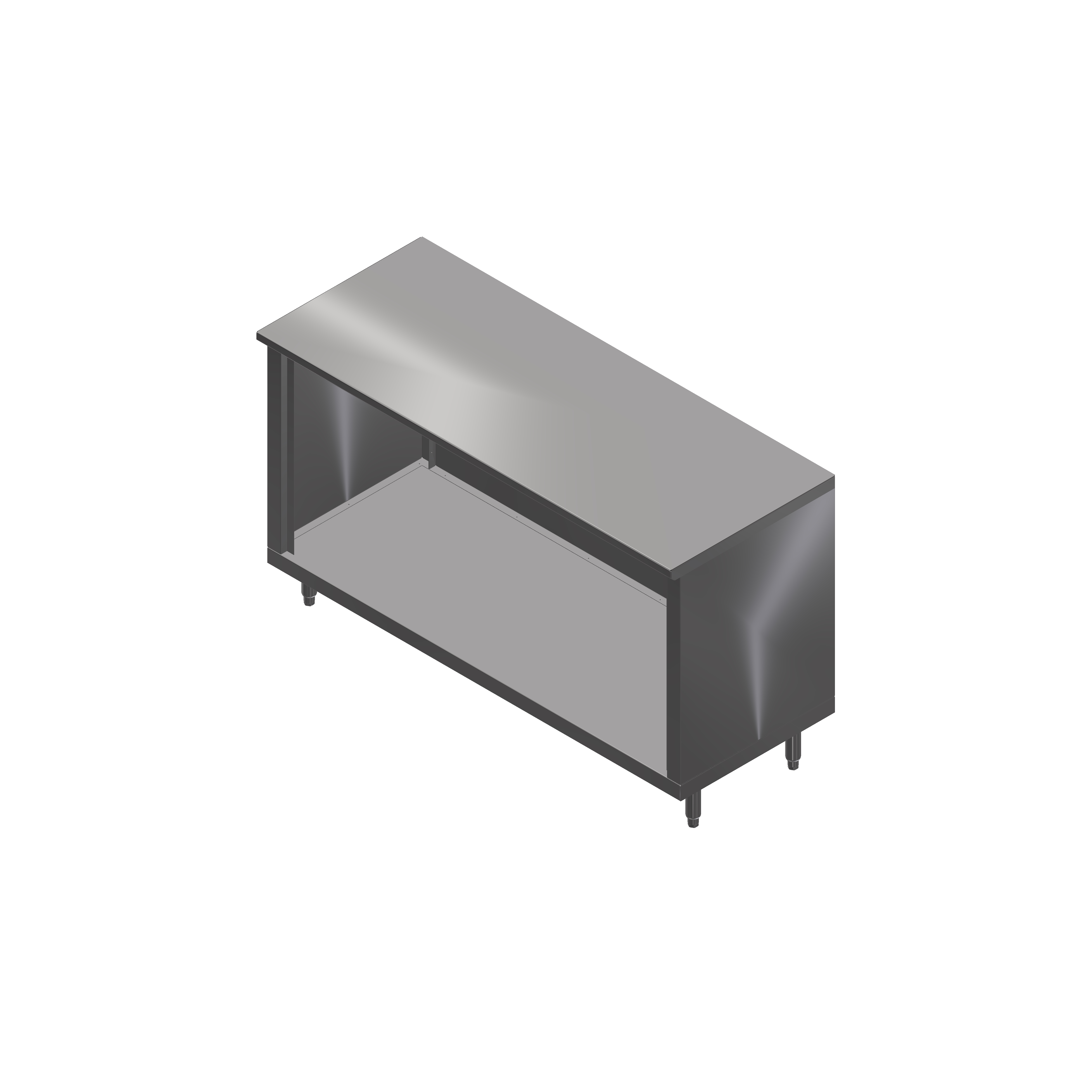 John Boos, 4CO4-3648, Work Table, Cabinet Base Open Front