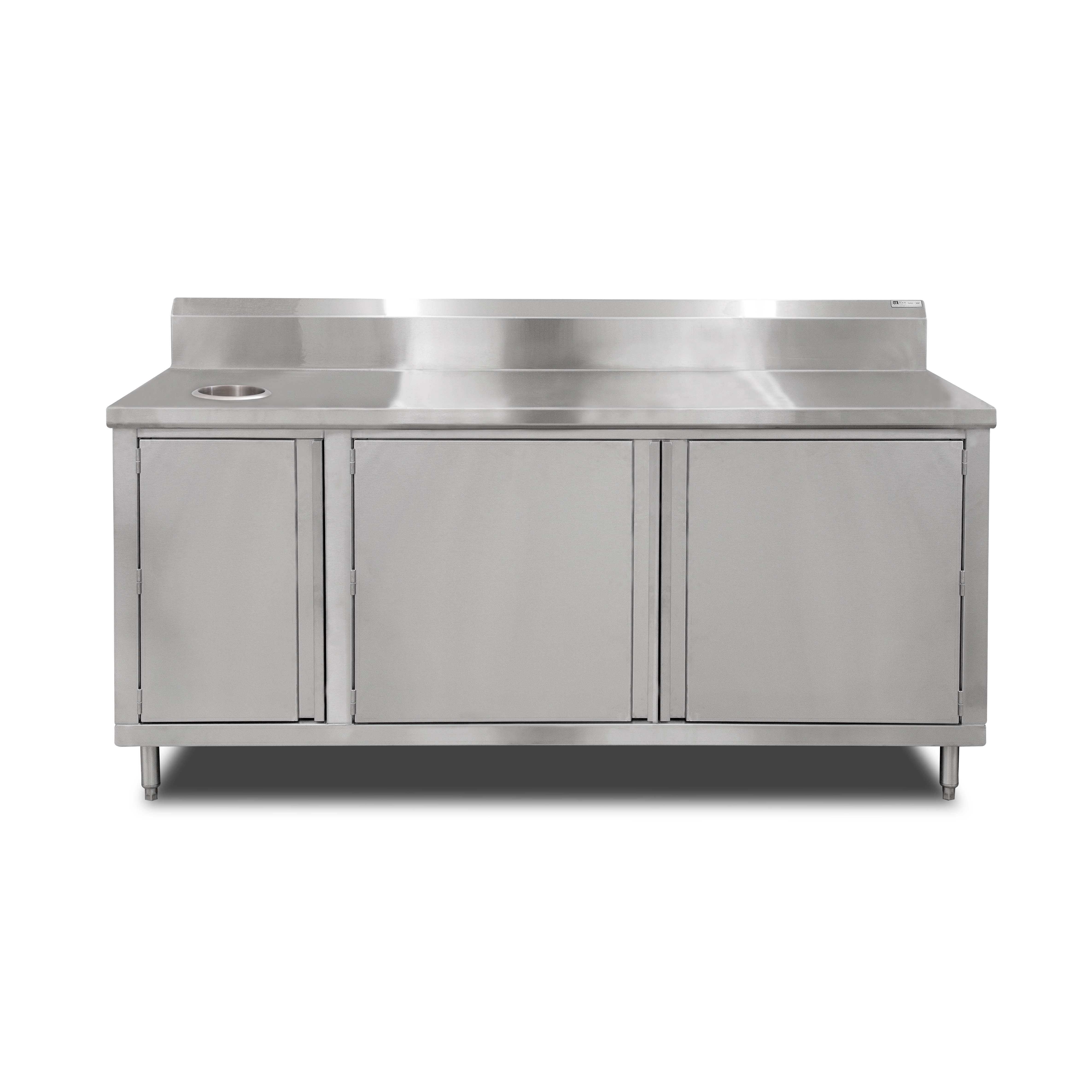 John Boos, 4BU4R5-3648-L, Work Table, Cabinet Base Hinged Doors