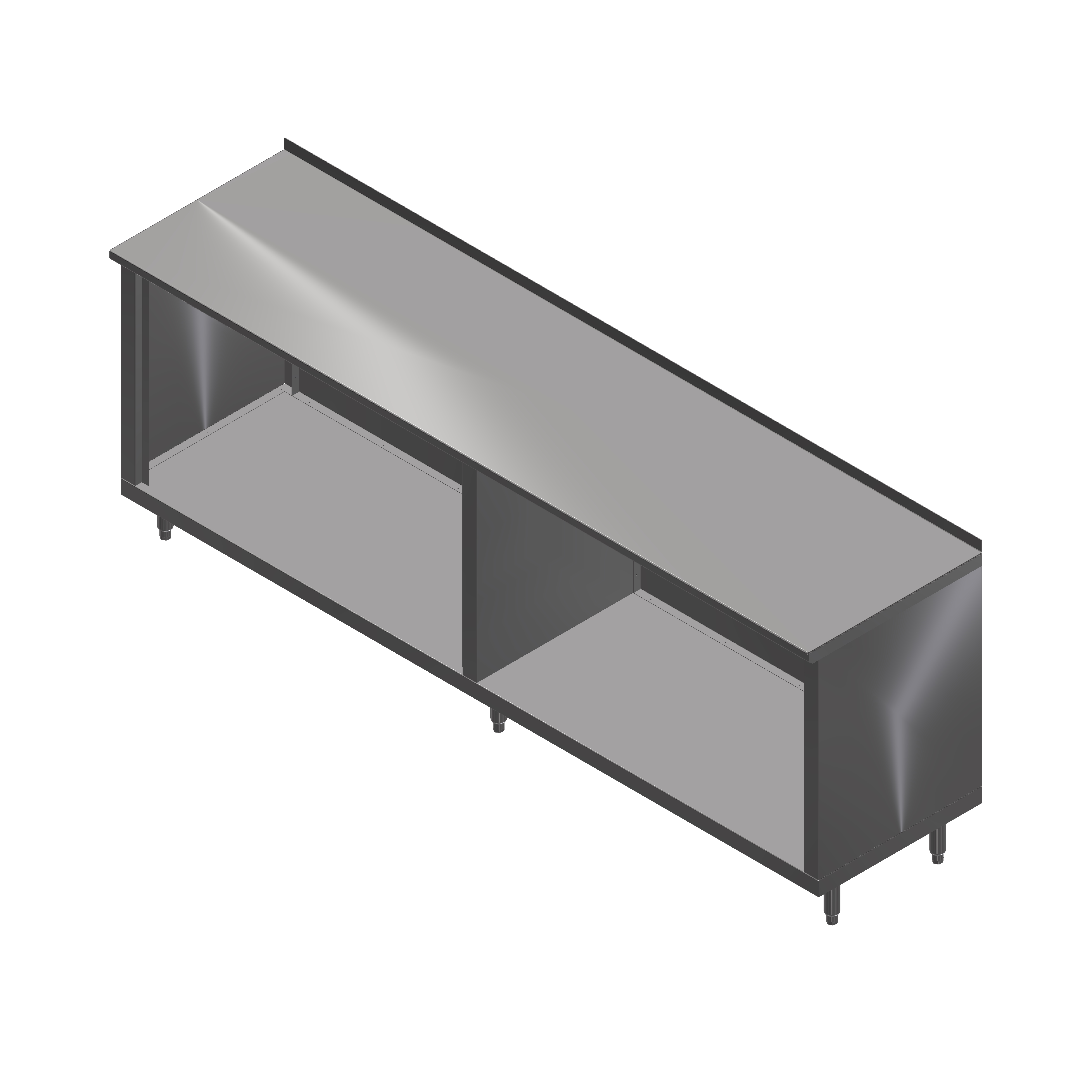 John Boos, 4CO6R1.5-30108, Work Table, Cabinet Base Open Front