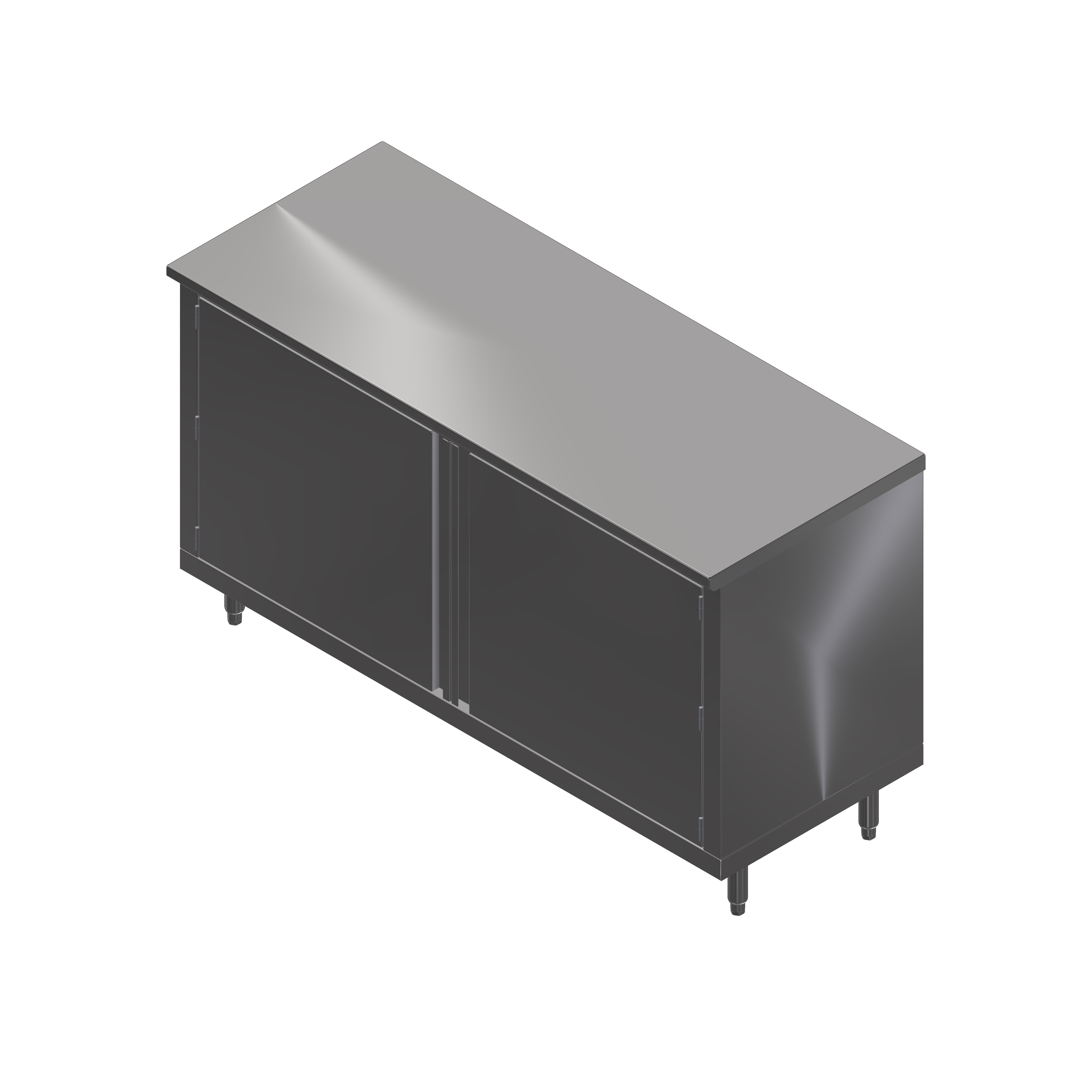 John Boos, 4CH6-3036, Work Table, Cabinet Base Hinged Doors