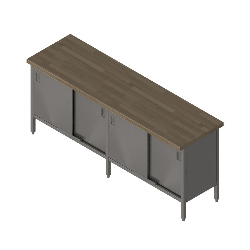 John Boos, EBSW7-24132, Work Table, Wood Top