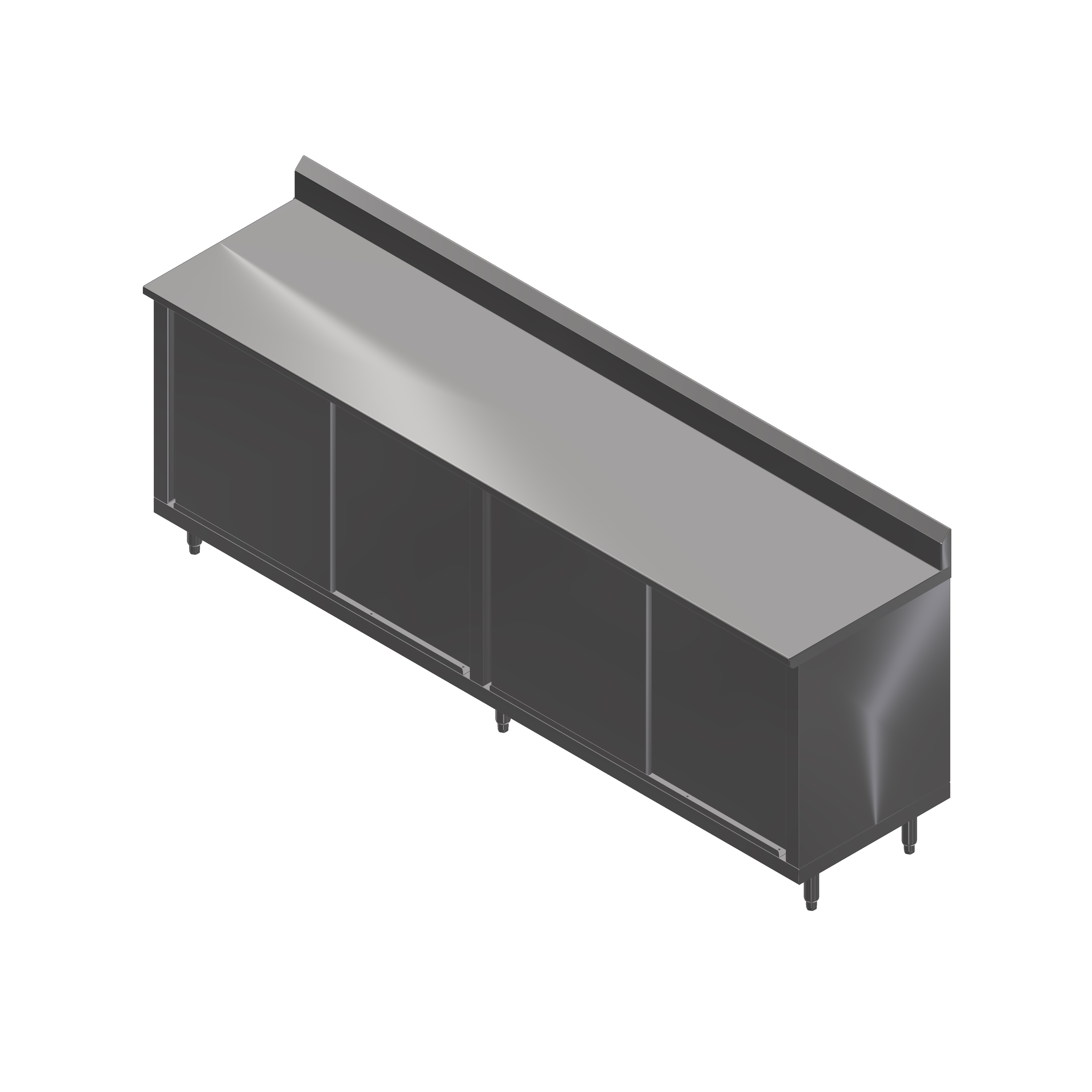 John Boos, 4CS4R5-36144, Work Table, Cabinet Base Sliding Doors