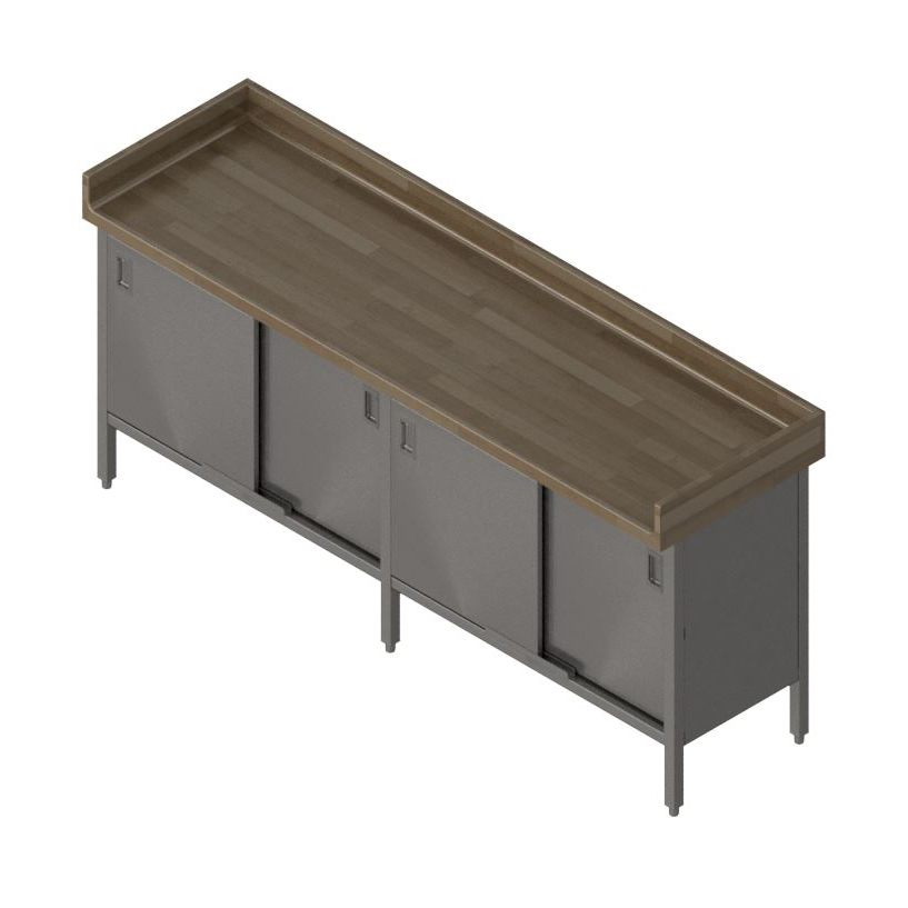 John Boos, EBSW7R43-24120, Work Table, Wood Top