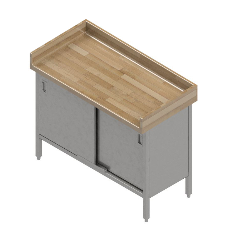 John Boos, EBSW7R43-3048, Work Table, Wood Top