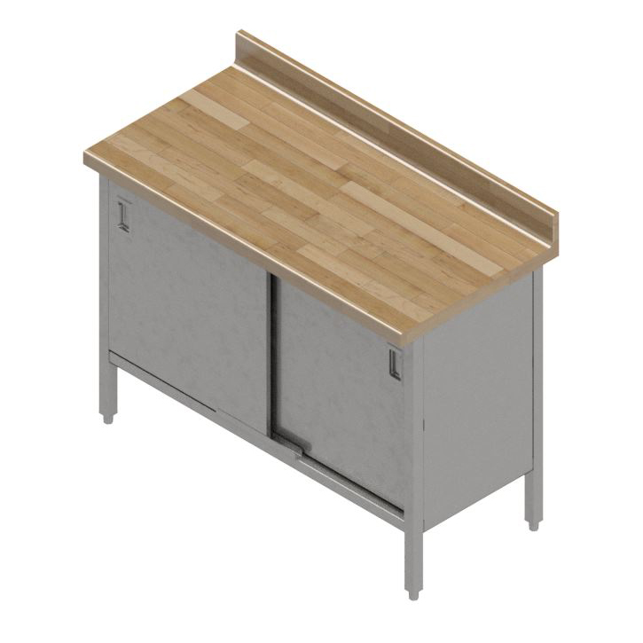 John Boos, EBSW7R4-2436, Work Table, Wood Top