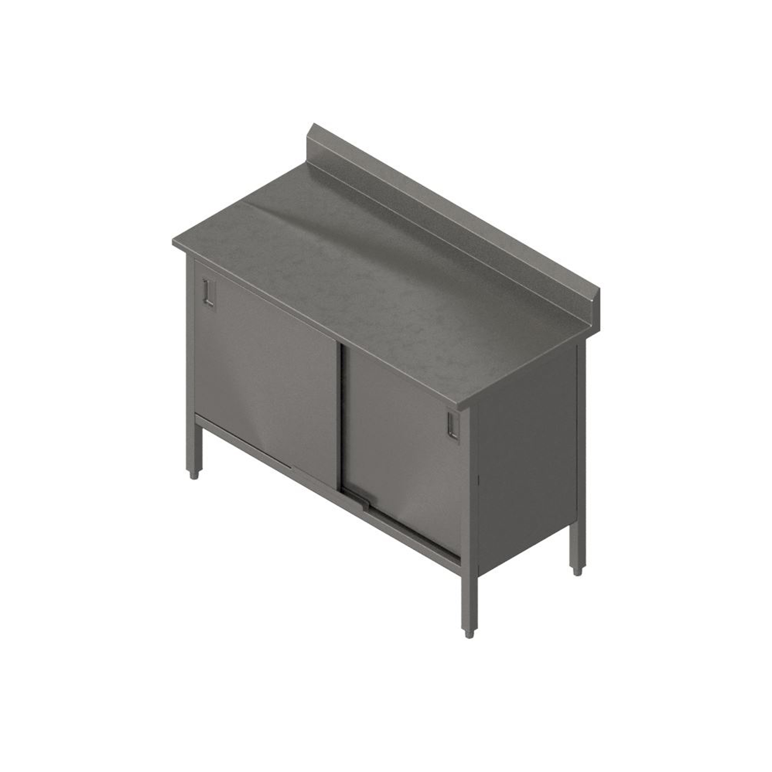 John Boos, EBSS6R5-2472, Work Table, Cabinet Base Sliding Doors