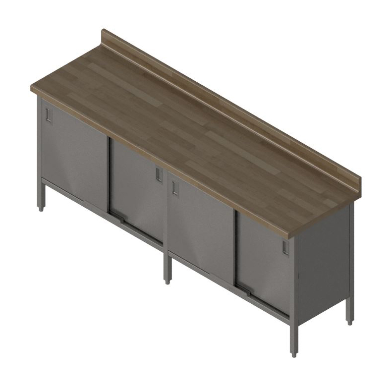 John Boos, EBSW7R4-24132, Work Table, Wood Top