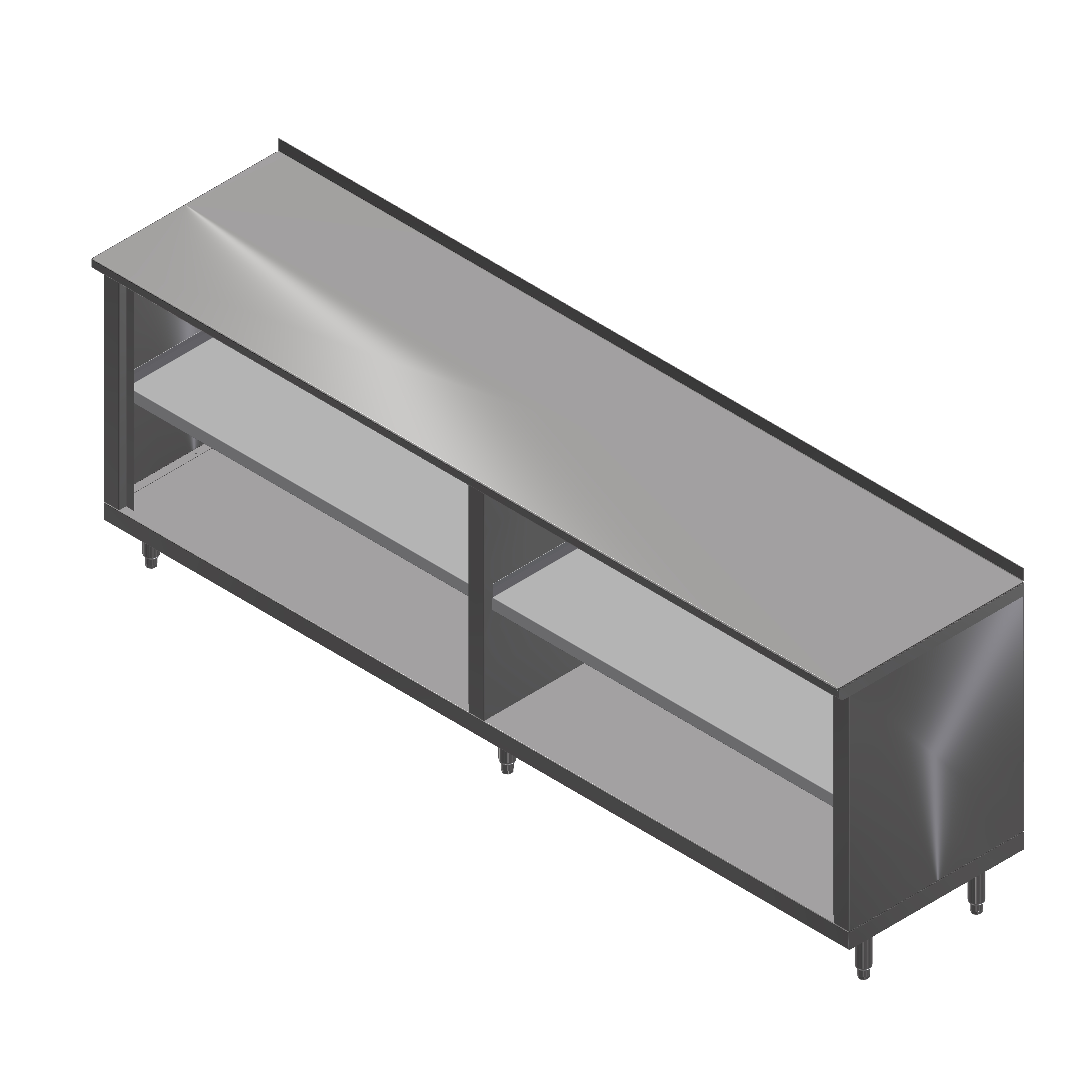 John Boos, 4CO6R1.5-3096-1S, Work Table, Cabinet Base Open Front