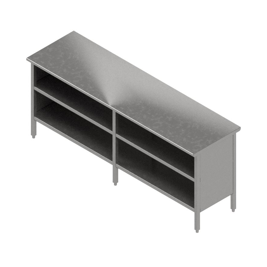 John Boos, EBOS6-30108, Work Table, Cabinet Base Open Front