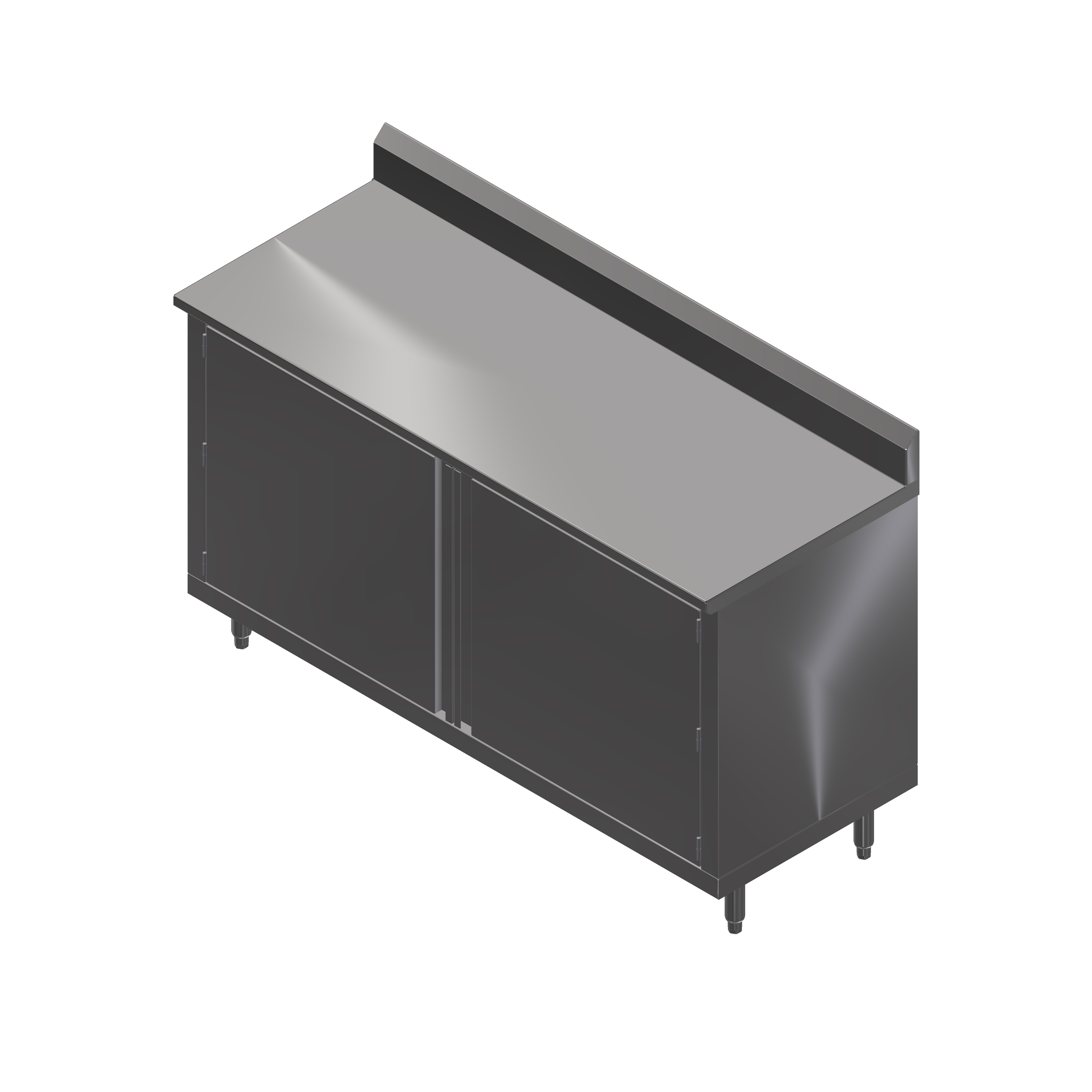 John Boos, 4CH6R5-2436, Work Table, Cabinet Base Hinged Doors
