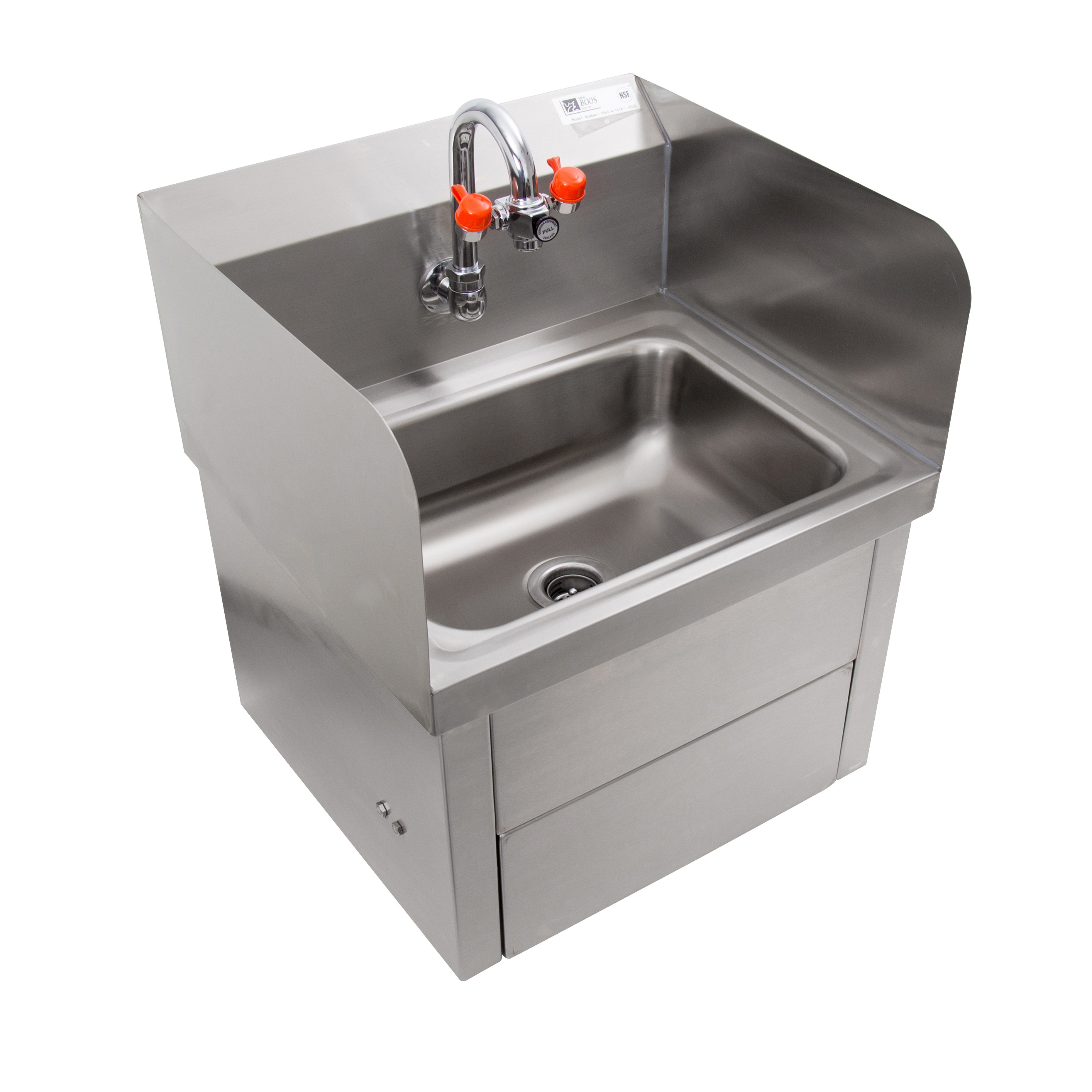 John Boos, PBHS-W-1410-KV1APS-EW, Sink, Hand