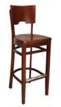 JustChair Manufacturing, W70730-PIB-POS-DN-DM-GR3, Bar Stool, Indoor