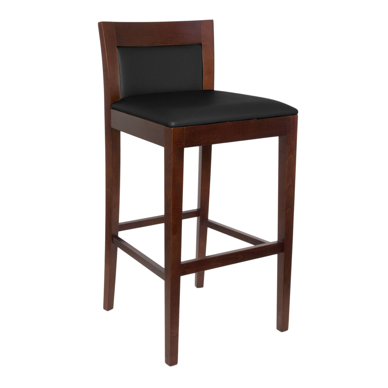 JustChair Manufacturing, W55530-BLK, Bar Stool, Indoor