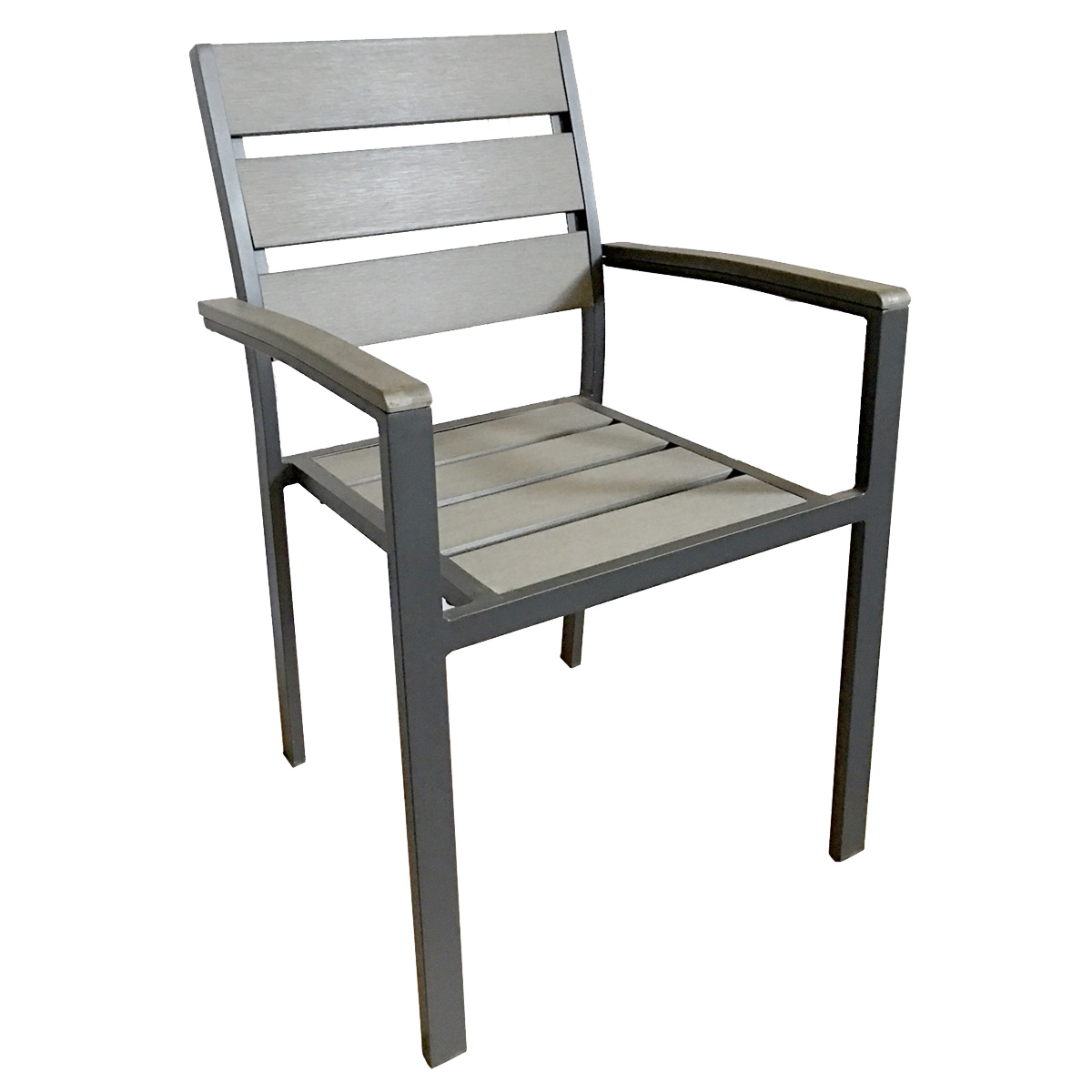 JustChair Manufacturing, PW80118A, Chair, Armchair, Stacking, Outdoor