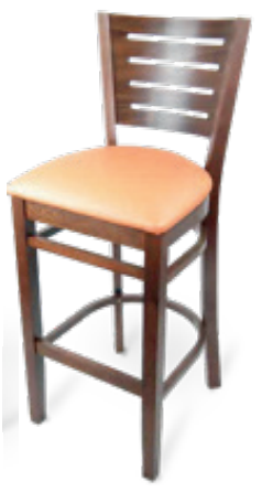 JustChair Manufacturing, W11630-DN-POS-GR3, Bar Stool, Indoor