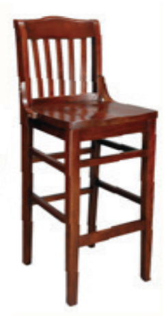 JustChair Manufacturing, W36430-DN-FSC-BLK-COM, Bar Stool, Indoor