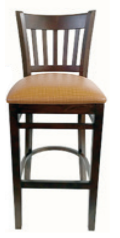 JustChair Manufacturing, W34730-DN-POS-DM-COM, Bar Stool, Indoor