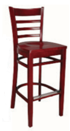 JustChair Manufacturing, W20130-PIB-POS-DN-N-COM, Bar Stool, Indoor