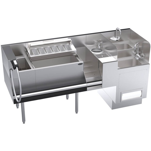 Krowne Metal, KR24-TCS70A-10, Taffer Command Cocktail Station