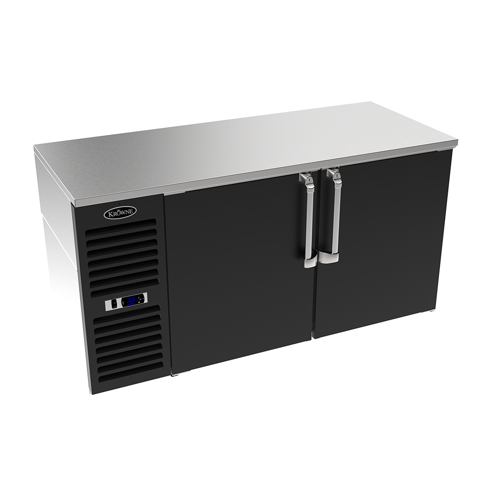 Krowne Metal, LS60R-BSS, Low Profile Back Bar Cooler