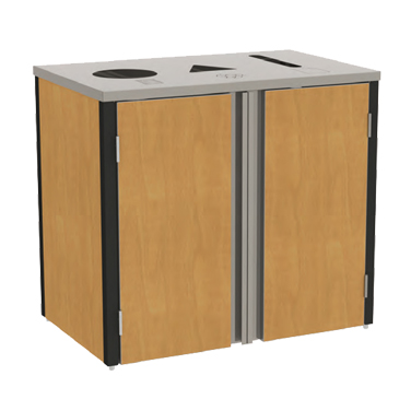 Lakeside Manufacturing, 3415, Recycling Receptacle / Container, Metal