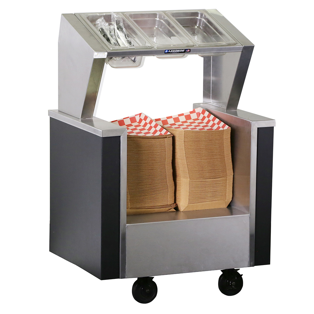 Lakeside Manufacturing, 155043, Flatware & Tray Cart