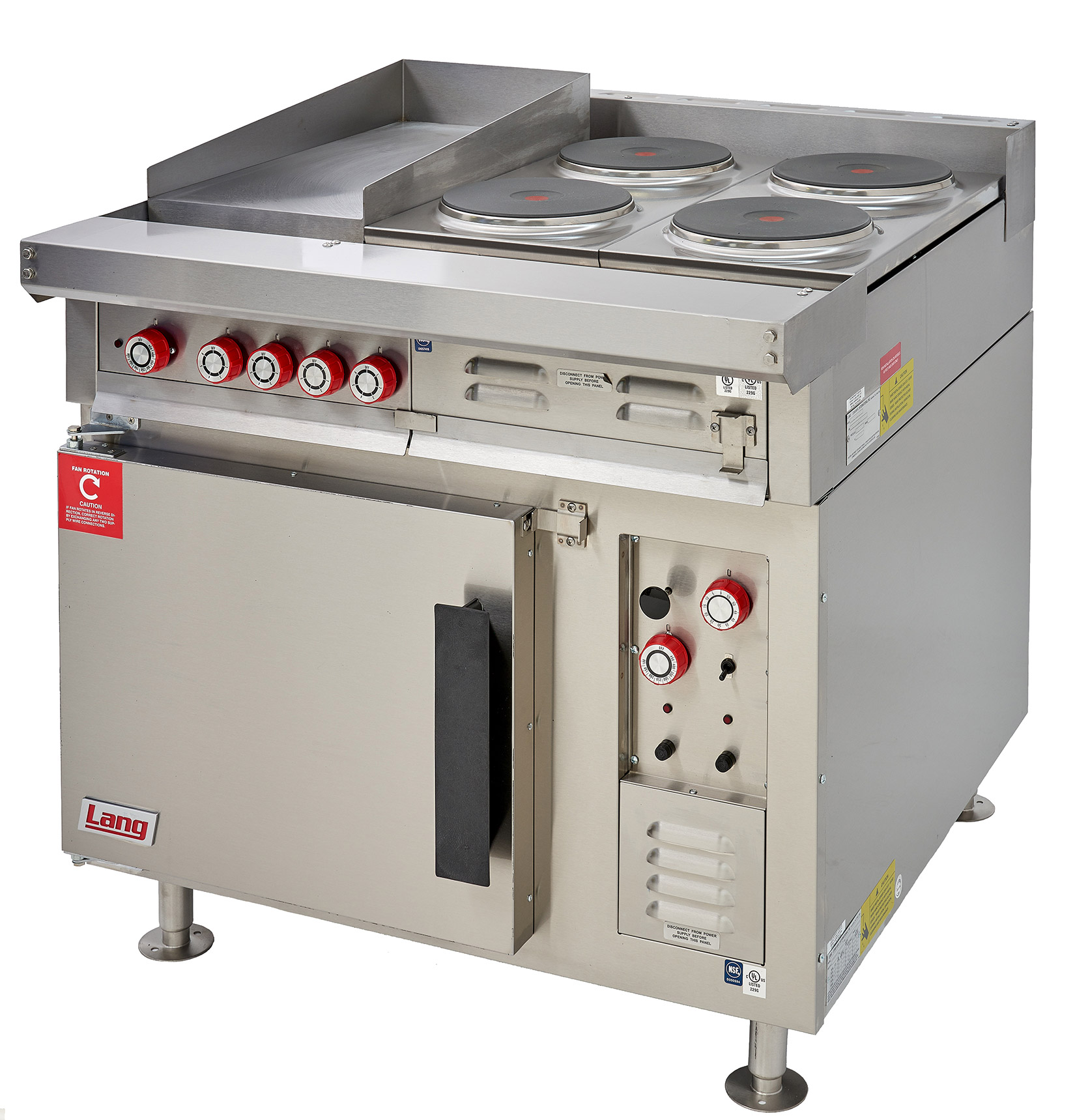 Lang Manufacturing, R36C-ATCM, Range, 36" Heavy Duty, Electric